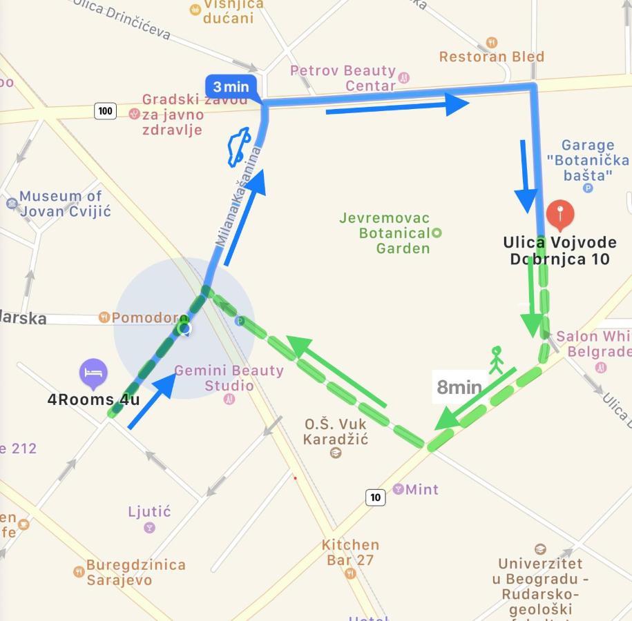 4Rooms 4U Belgrad Dış mekan fotoğraf